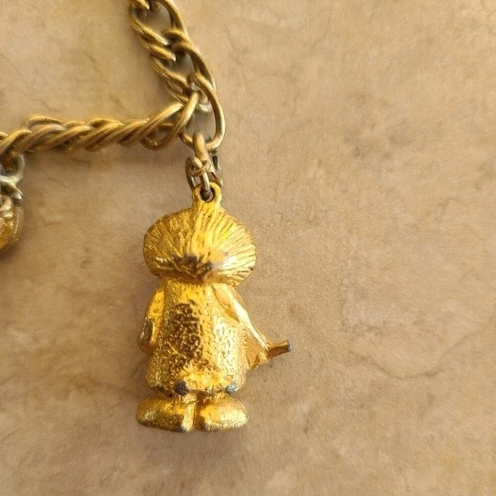 Kellogg's Cereal Box Mascot VTG 1970's charm advertise promo bracelet Collector